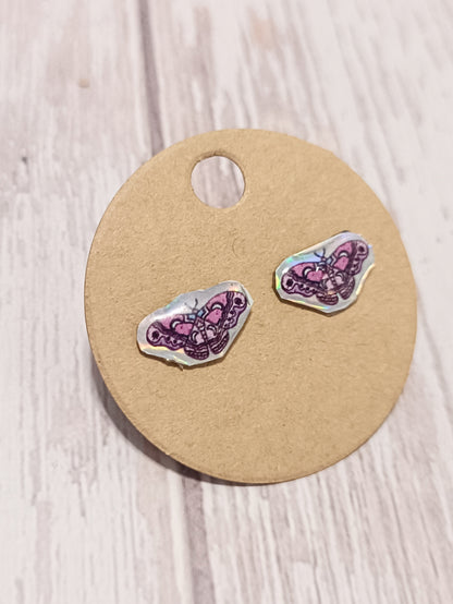 Moth Earring Studs