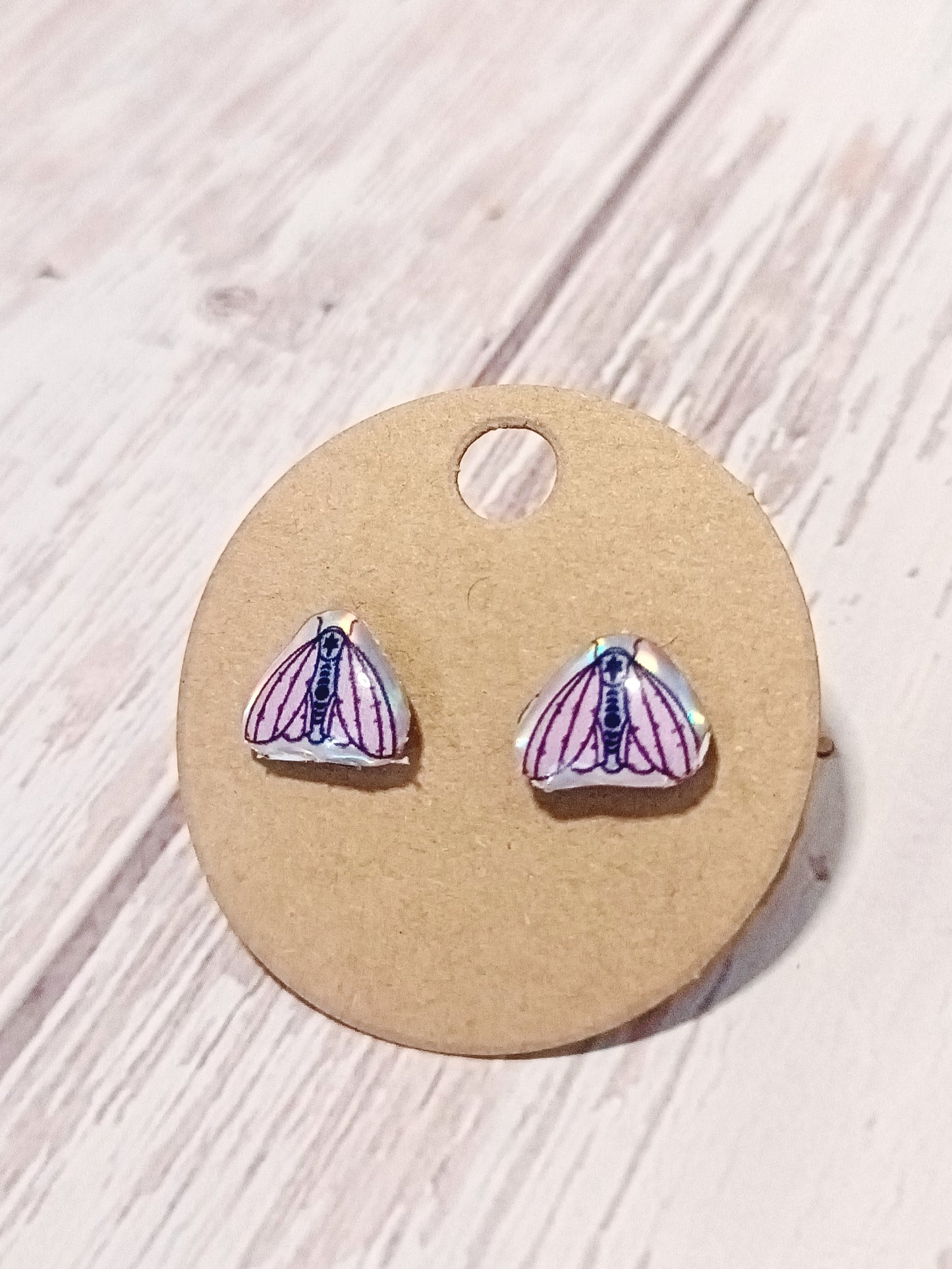 Moth Earring Studs