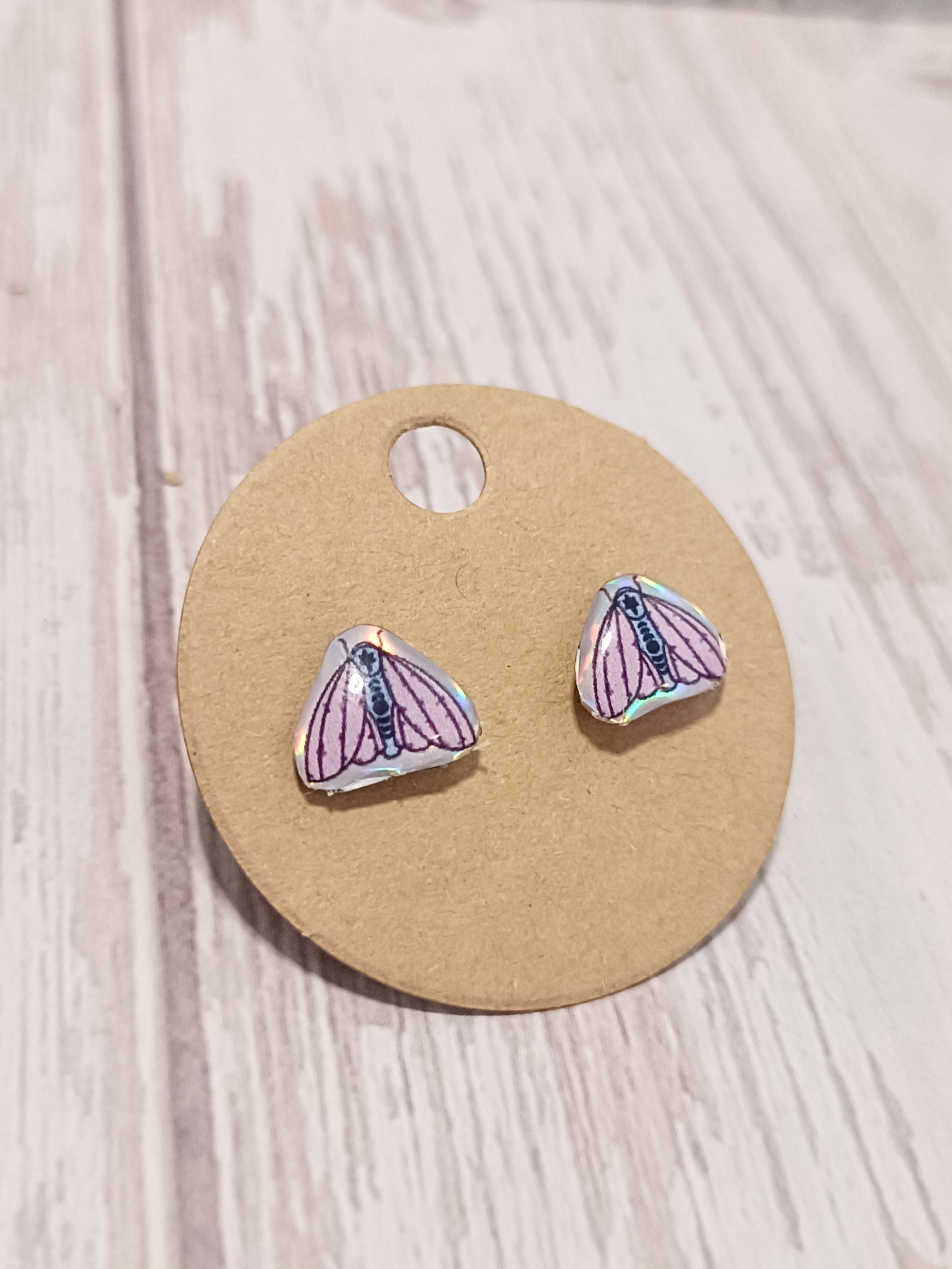 Moth Earring Studs