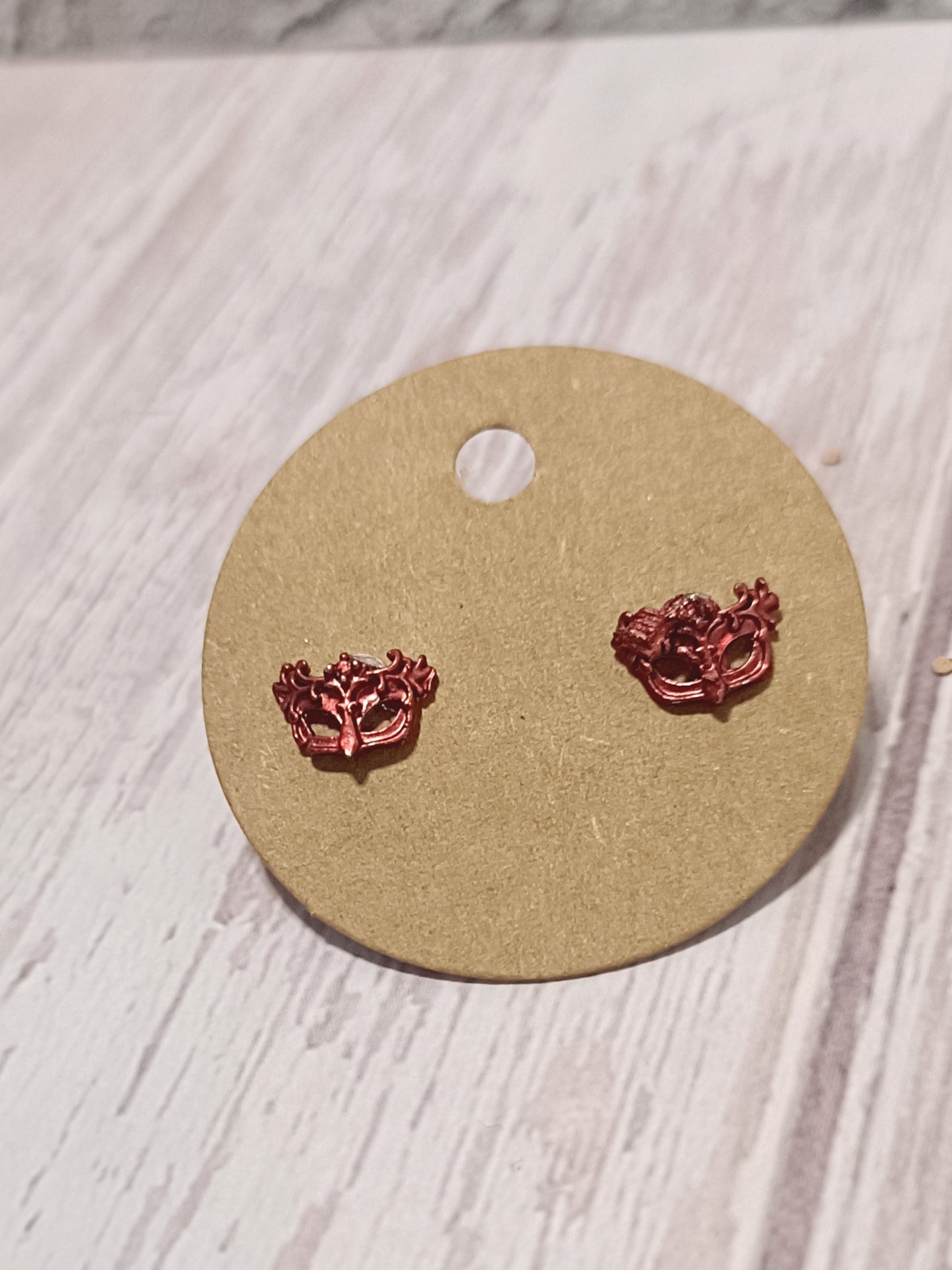 Masquerade Earring Studs