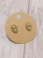Tiny Victorian Portrait Earrings