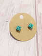 Tiny d6 Earrings