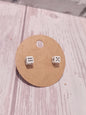 Tiny d6 Earrings