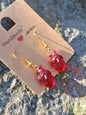 Resin Heart Earrings