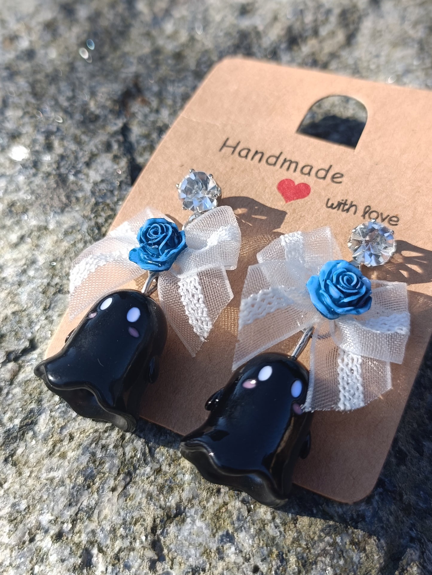 Ghost & Bow Earrings