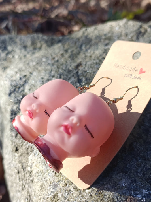 Doll Head Earrings