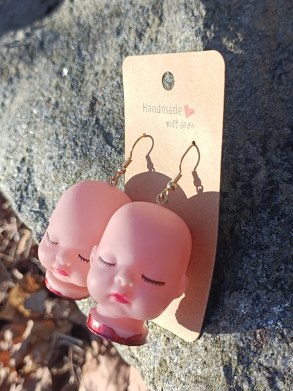 Doll Head Earrings