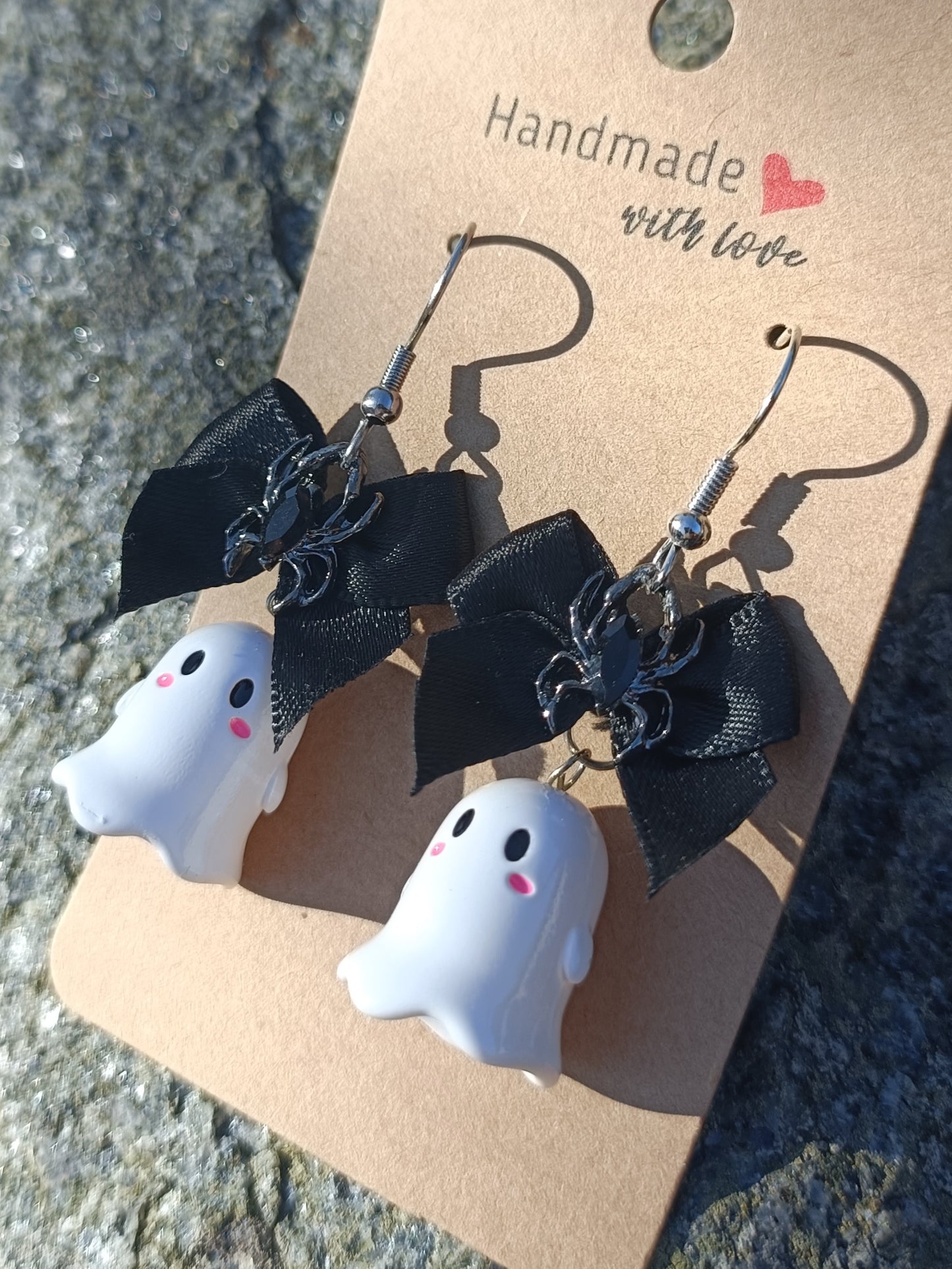 Ghost & Bow Earrings