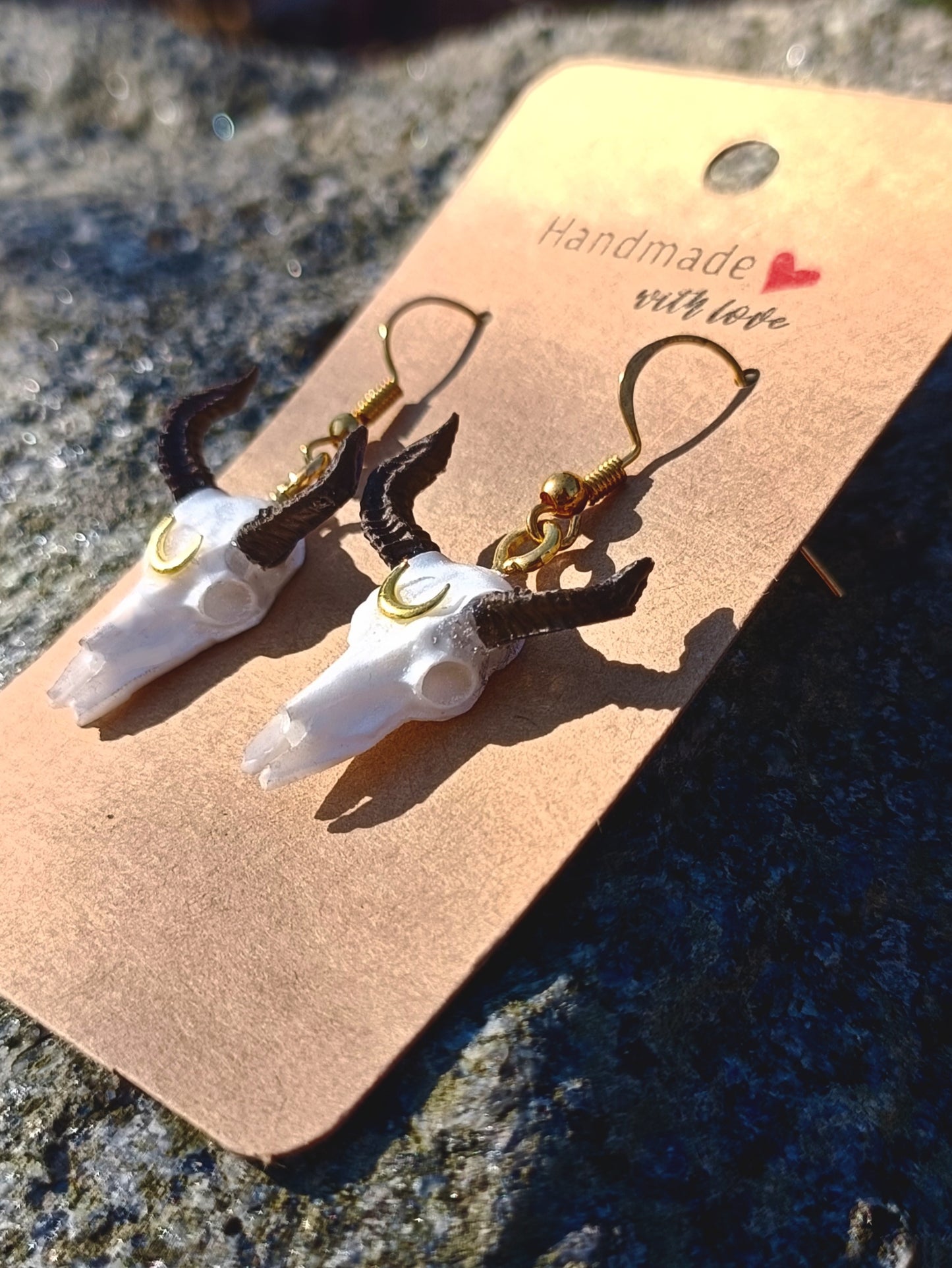 Cow Skull Earrings