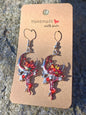 Blood Lotus Earrings