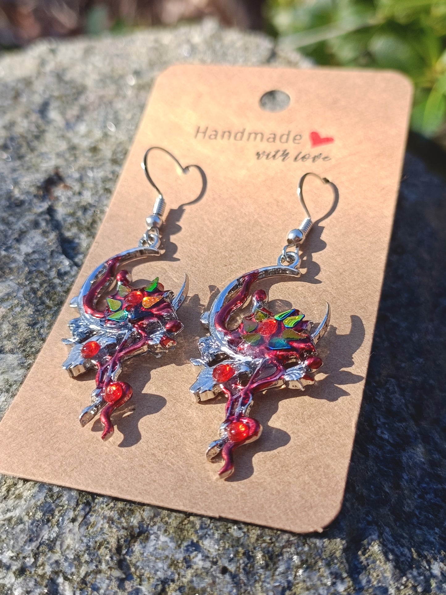 Blood Lotus Earrings