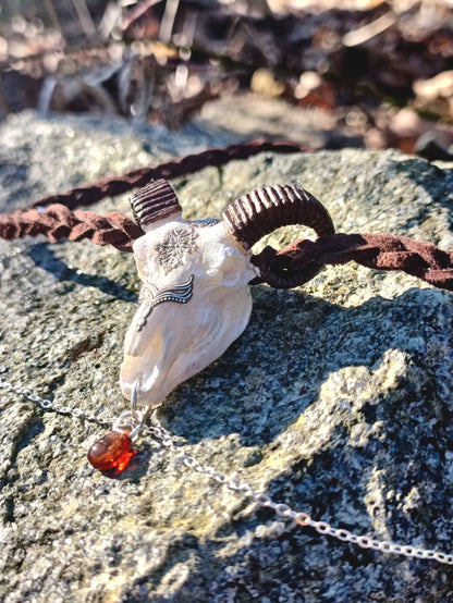 Ram Skull Choker