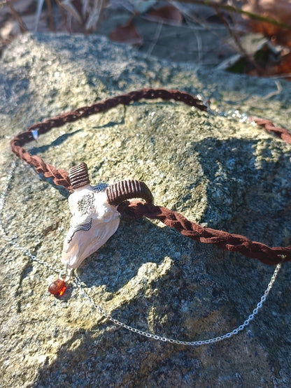 Ram Skull Choker