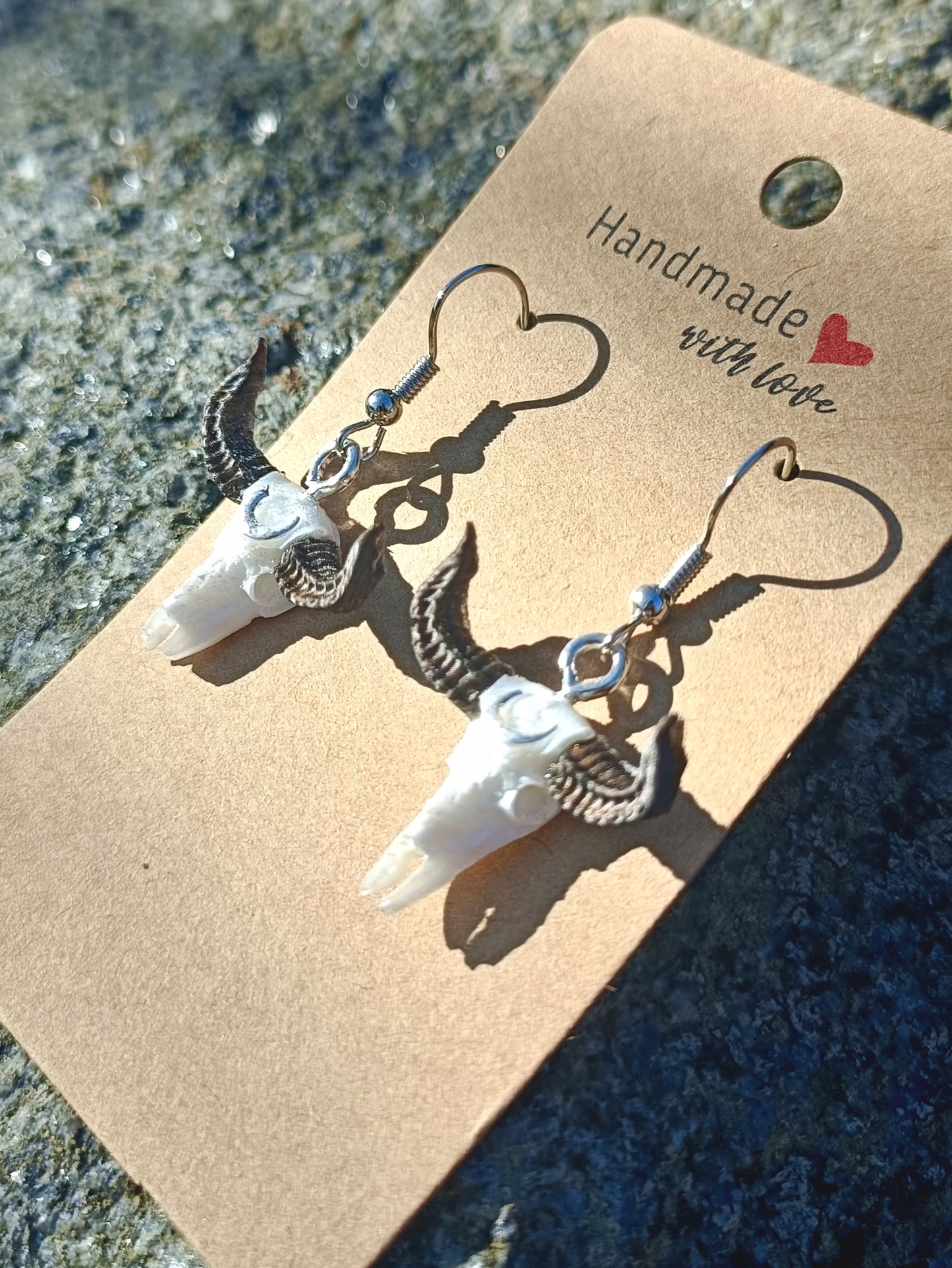 Cow Skull Earrings