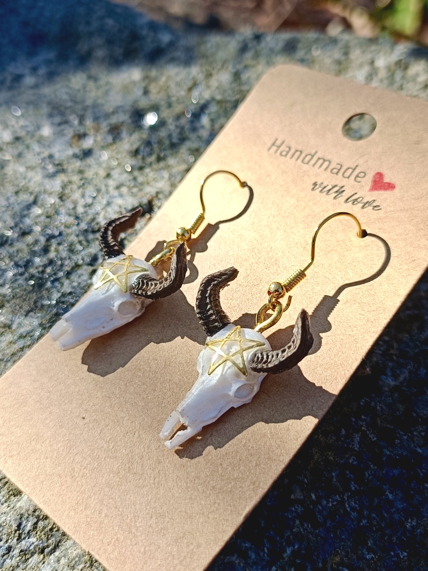 Cow Skull Earrings