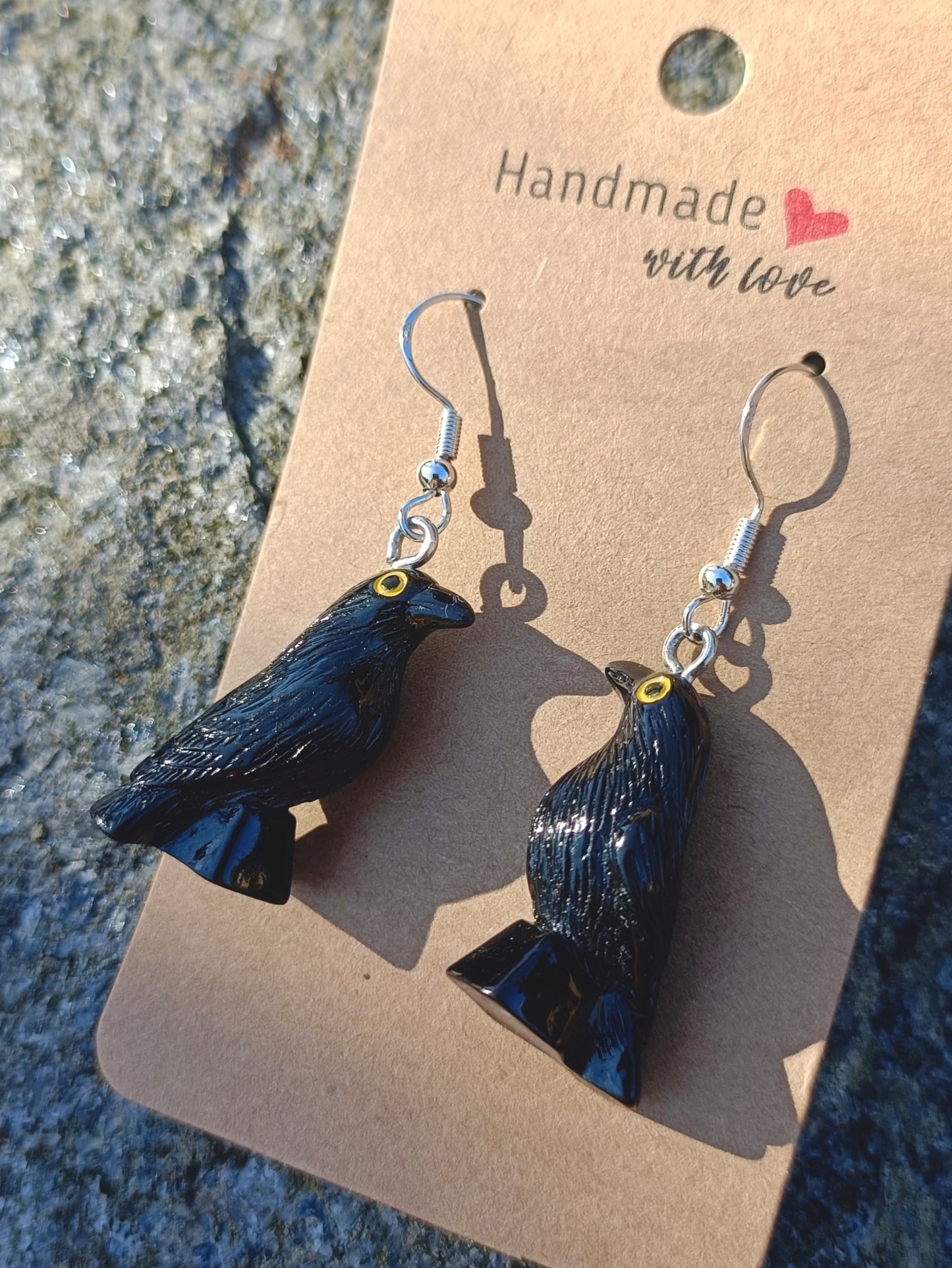 Quoth The Raven Earrings