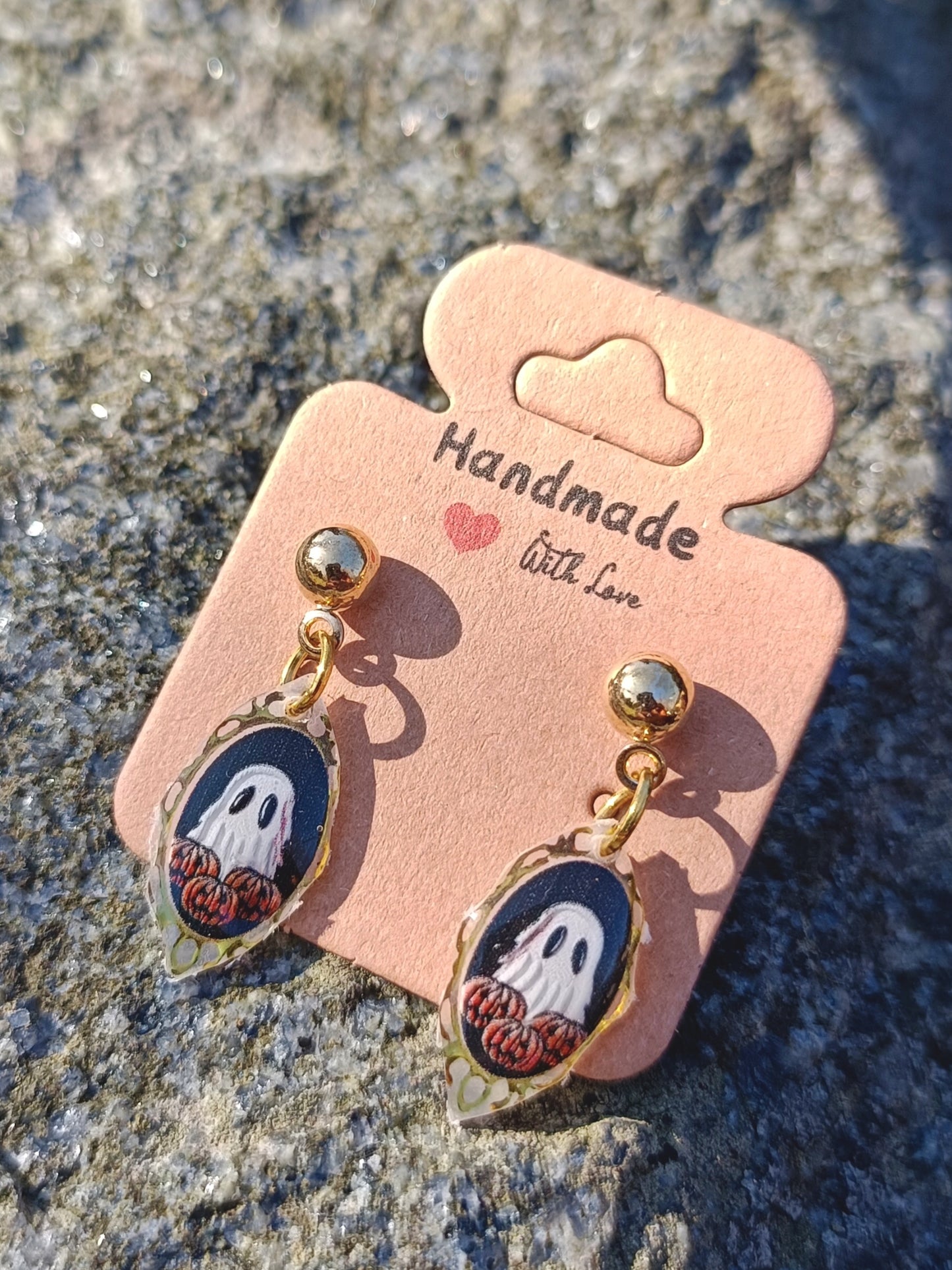 Ghost Portrait Earrings